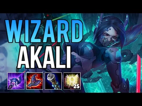 WIZARD ONE-SHOT AKALI BUILD IS INCREDIBLE  (AKALI BUILD CHALLENGE) | League of Legends