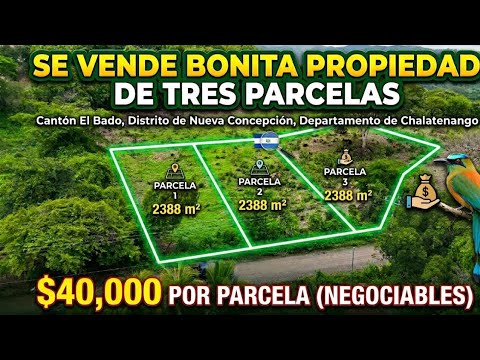 Se vende terreno en caserio el.bado canton potrero sula nueva concepcion chalatenango