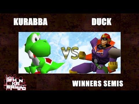 Kansai 2020 Winners Semis - Kurabba (Yoshi) Vs. Duck (Captain Falcon) Super Smash Bros - SSB64