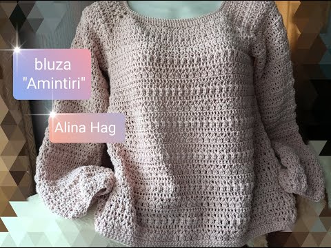 bluza crosetata "Amintiri"