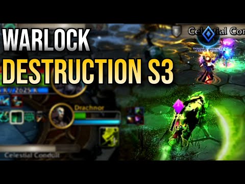 DESTRUCTION WARLOCK 3v3 | Jazggz WoW Arena S3