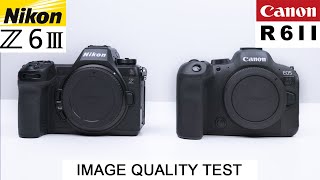 Nikon Z6III vs Canon R6II | Image Quality Test| The best 24 Megapixel Camera