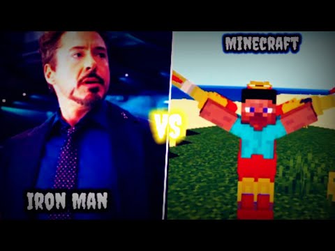 Unbelievable Showdown: Minecraft Iron Man Vs Avengers Iron Man!