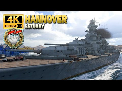 Schlachtschiff Hannover in einer 1v5-Situation – World of Warships