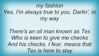 Ella Fitzgerald - Always True To You In My Fashion Lyrics