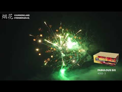 Fabulous Six vuurwerk | Vuurwerklandbestel.nl