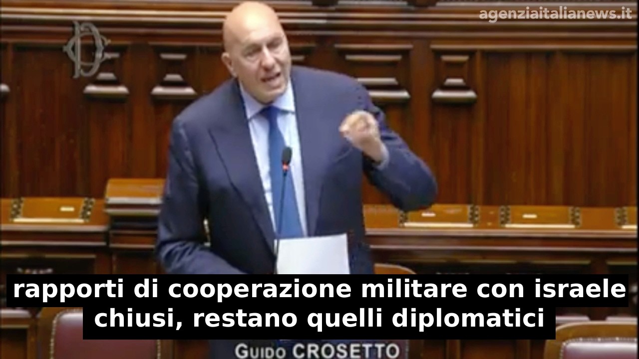 CROSETTO: "LE SPESE PER LA DIFESA SONO COME LE INFERRIATE ALLE FINESTRE PER PROTEGGERE LA FAMIGLIA"