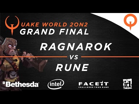 Ragnarok vs Rune - QW 2on2, Grand Final (QuakeCon 2016)