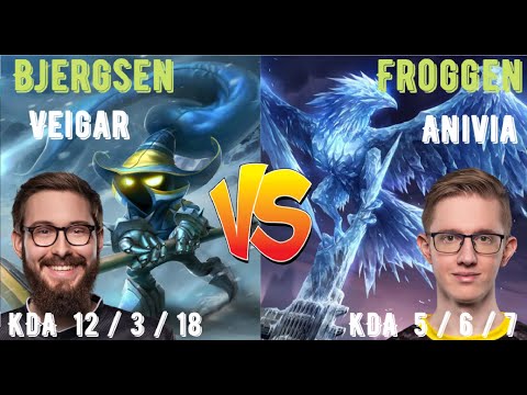 TSM Bjergsen Veigar vs DIG Froggen Anivia - Midlane Matchup SoloQ