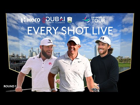 REPLAY | Rory McIlroy, Tommy Fleetwood, Tyrrell Hatton | 2026 Hero Dubai Desert Classic Day 1