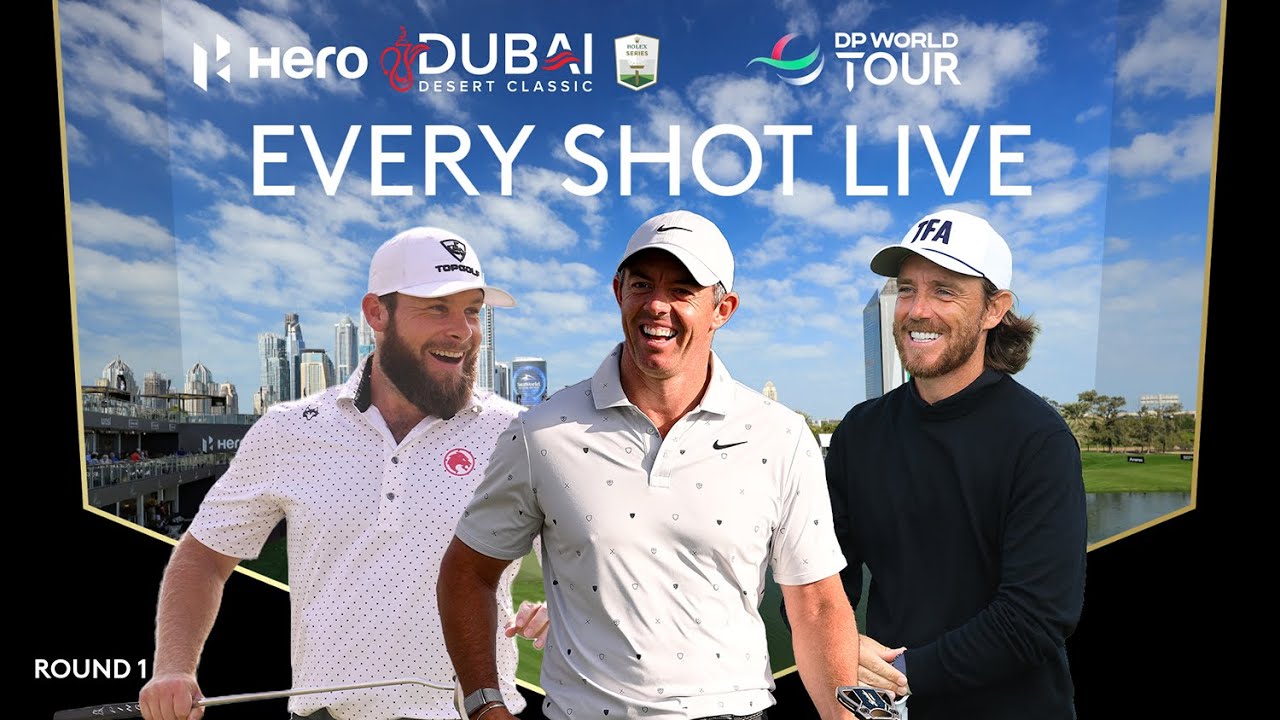 REPLAY | Rory McIlroy, Tommy Fleetwood, Tyrrell Hatton | 2026 Hero Dubai Desert Classic Day 1