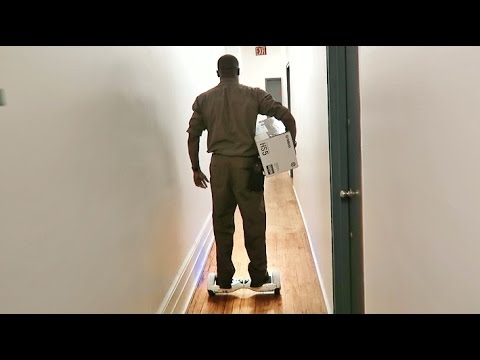 Hover Board Delivery Man
