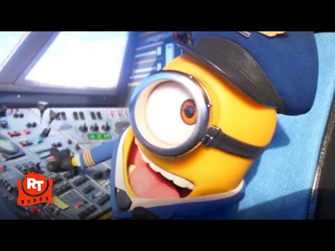 Minions: The Rise of Gru (2022) - Minion Pilots Scene | Movieclips