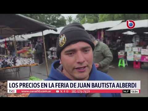 Los precios de la "Feria Franca" en Alberdi