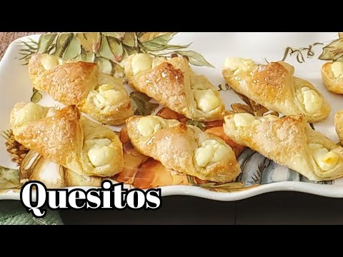 Quesitos Puerto Rican Cream Cheese Puff Pastry Dessert Easy Recipe