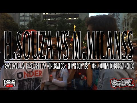 H.SOUZA vs M.MILANSS - Batalla Escrita 2018 (parte 1) (DX)
