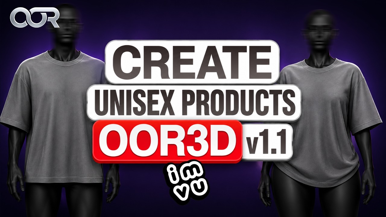 OOR3D v1.1: Free Exports, Unisex Products & More