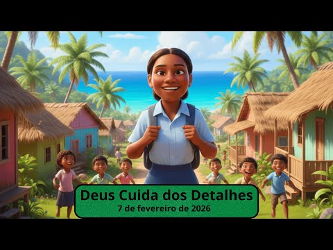 Informativo Mundial das Missões para Menores - 7 de fevereiro de 2026 - DEUS CUIDA DOS DETALHES