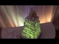 Disney Projection-mapped Wedding Cake 