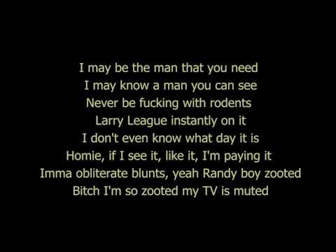 LARRY LEAGUE "GLORIA" FT. THOUXANBANDFAUNI LYRICS