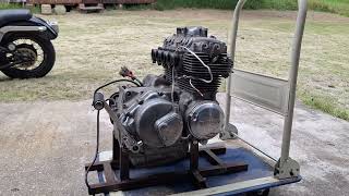 Honda CB 400 four engine first start
