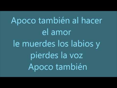 APOCO TAMBIEN-BANDA INOLVIDABLE AGUA DE LA LLAVE Letra