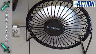 Action Store - Laptop & Dekstop / Cheap 2 Euro - USB Ventilator / Fan UNboxing & Testing