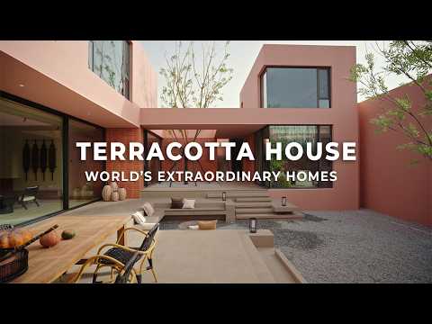 Inside a Stunning Pink House | Six Courtyards | Dream Country House | Interior Design Ideas