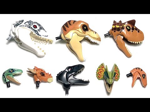8 LEGO DANGEROUS DINOSAURS Toys JURASSIC WORLD FALLEN KINGDOM - CARNOTAURUS INDORAPTOR