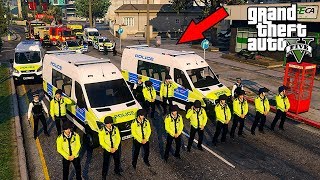 GTA 5 MODS UK POLICE | TSG RIOT MOD | LSPDFR: THE BRITISH WAY #169