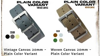 Awesome new canvas straps from luffwatchstrap.com (discount code inside)
