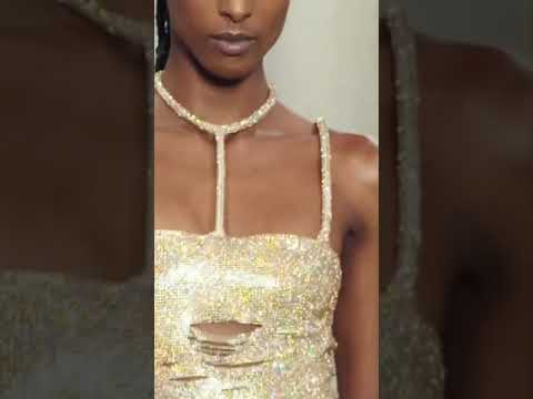 Malika Louback for Ludovic de Saint Sernin #fashionshow #fashion #catwalk