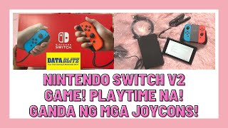 DATABLITZPH NINTENDO SWITCH V2 HINDI LANG PAMBATA PWEDE DIN PAMPAMILYA DAMING WAYS GAMITIN NG JOYCON