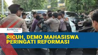 Download lagu Jelang Hari Reformasi, Demo Mahasiswa dan Polisi Berujung Saling Dorong mp3