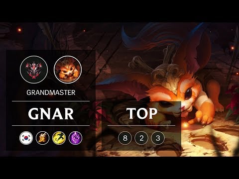 Gnar Top vs Yorick - KR Grandmaster Patch 9.3