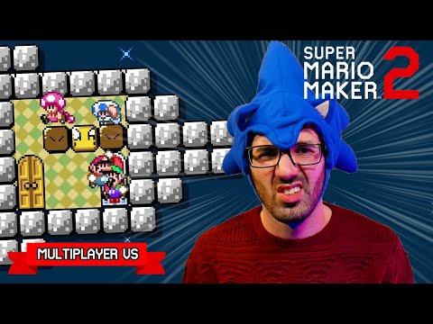 THE SONIC HAT OF SHAME: Mario Maker 2 Multiplayer VS