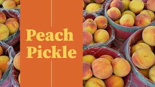 Grandma's Recipe for Pickled Peaches / How to Can Peaches