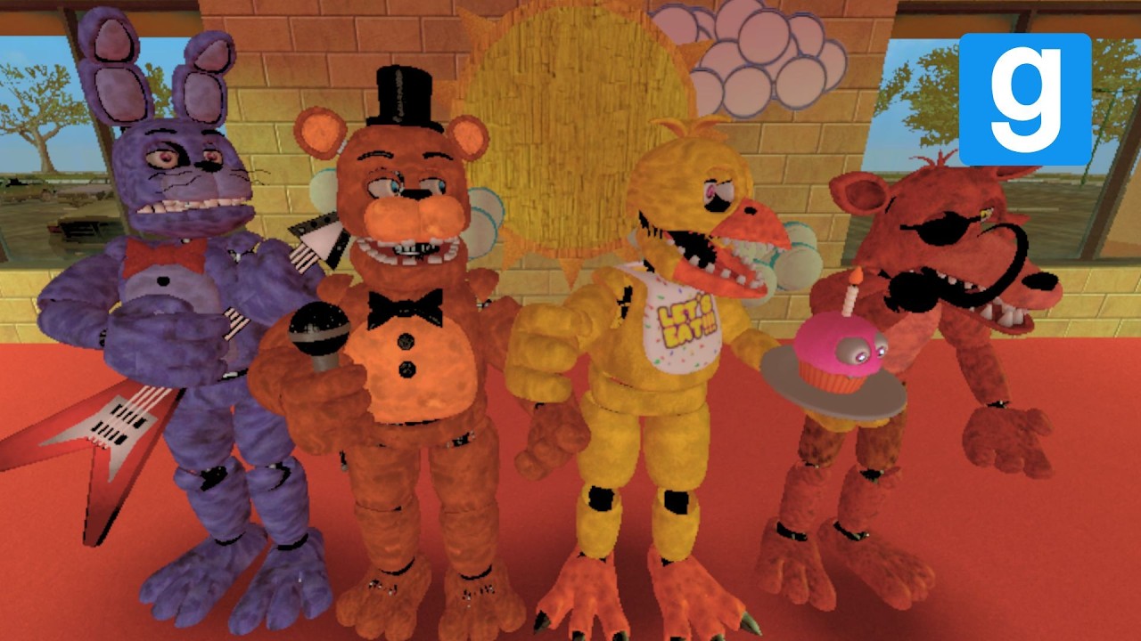 Repaired FNAF 2 Withered Animatronics | Garry's Mod