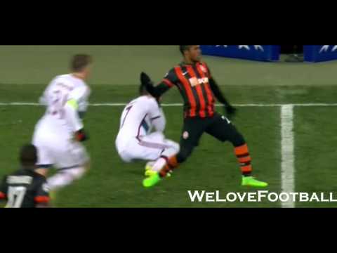 Douglas Costa vs Ribery | Elbow Check | Red Card? | Champions League | 14/15 [HD]