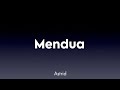 Mendua - Astrid | (Video Lirik)