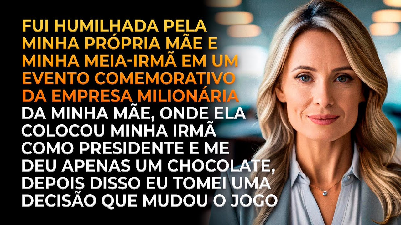 Fui humilhada pela minha mãe que escolheu minha meia-irmã para herdar sua empresa, então eu fiz isso