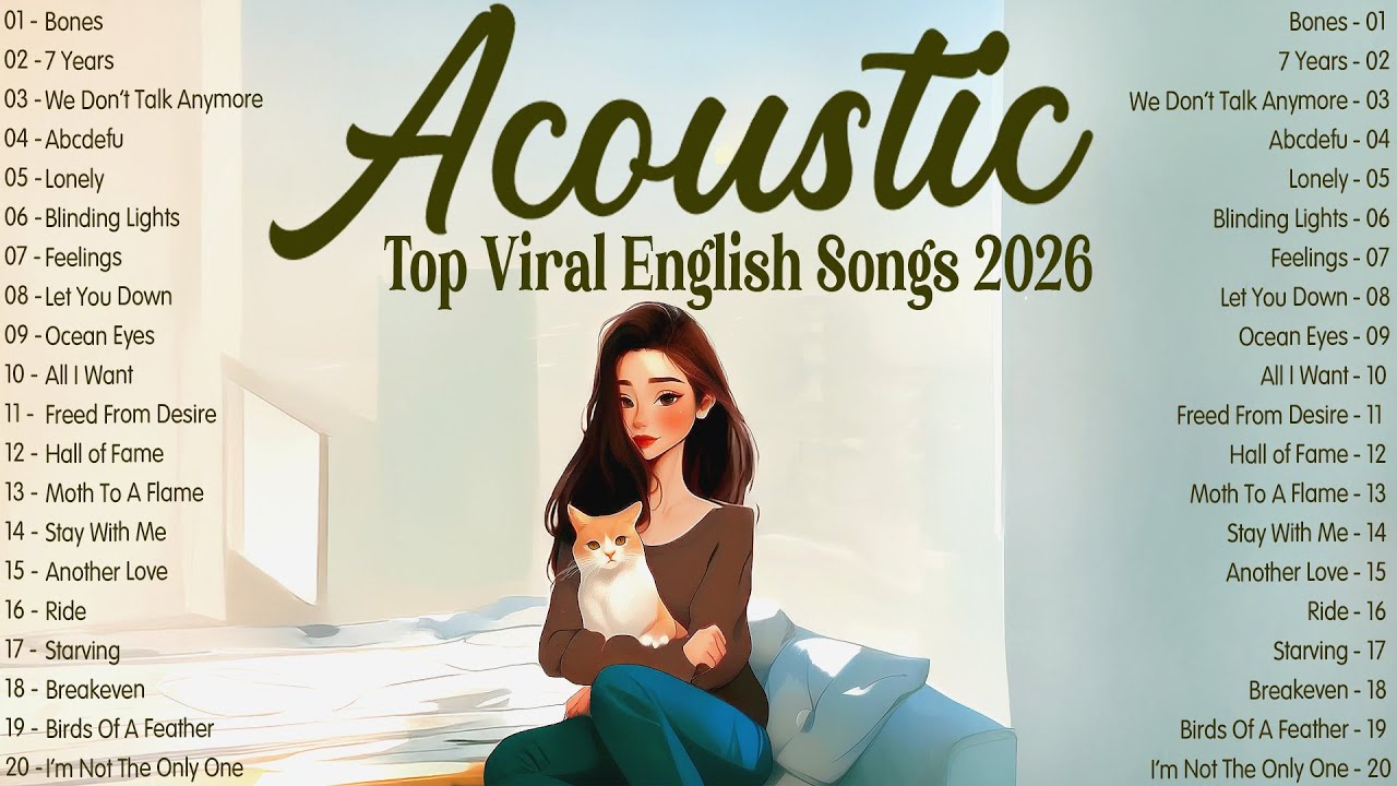 Viral Acoustic Music 2026 Hits 🌟 New Songs with Lyrics Everyone Is Listening To