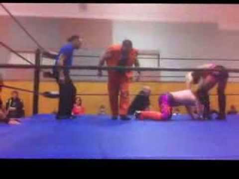 Tex Gaines & Colton Kelly vs. Ugg & Michael Richard Blais (w/Officer Gordon)