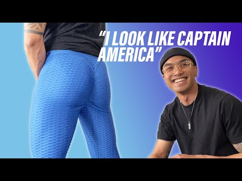 男性嘗試TikTok的病毒式提臀緊身褲 (Men Try The Viral Butt-Lifting Leggings From TikTok)