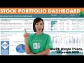 Excel Stock Portfolio Dashboard FREE File Download