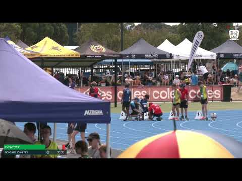 Boys U15 100m Timed Final 3 : 2024-25 State Track and Field Championships