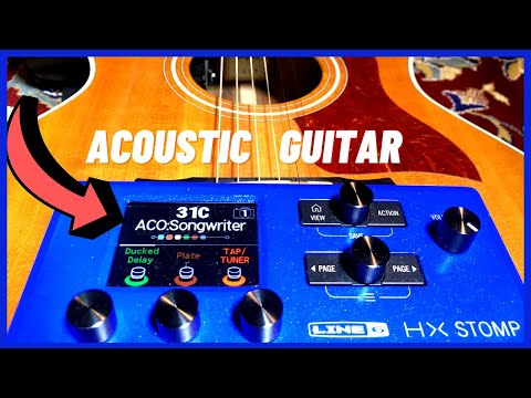 Line6 HX Stomp Helix for Acoustic Guitar | Patch Demo PresetsTest | Realistic Tones/Piezo Pickups? 🎸
