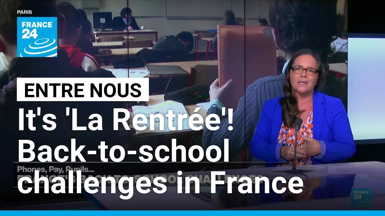 France's back-to-school challenges: Phones, payslips, pupils • FRANCE 24 English