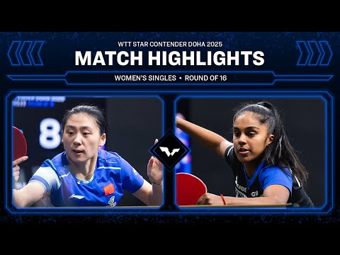 Chen Yi vs Prithika Pavade | WS R16 | WTT Star Contender Doha 2026