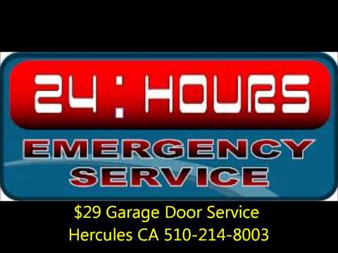 $29 Garage Door Service Hercules CA 510-214-8003